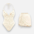 Ivory Lace Swimming Dress