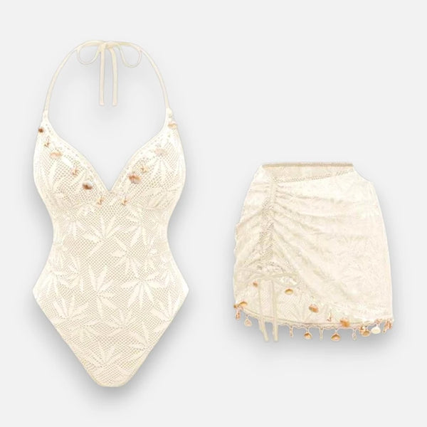 Ivory Lace Swimming Dress