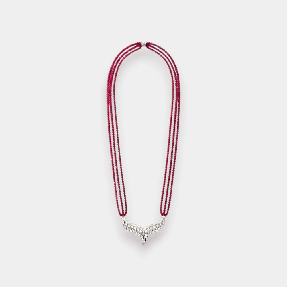 Modern Red Bead Mangalsutra