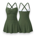 Classic Elegance Swim Dress – Women's Swimming Dress