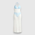 Light Blue & White Two-Piece Swim Set – Size 3XL