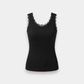 Elegant Lace-Trim Camisole Tank Top - Women's Innerwear