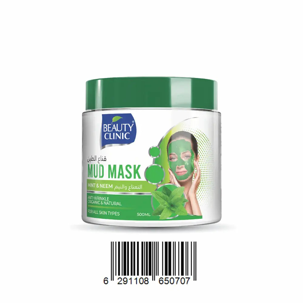 Beauty Clinic Mud Mask 500ml - Mint & Neem