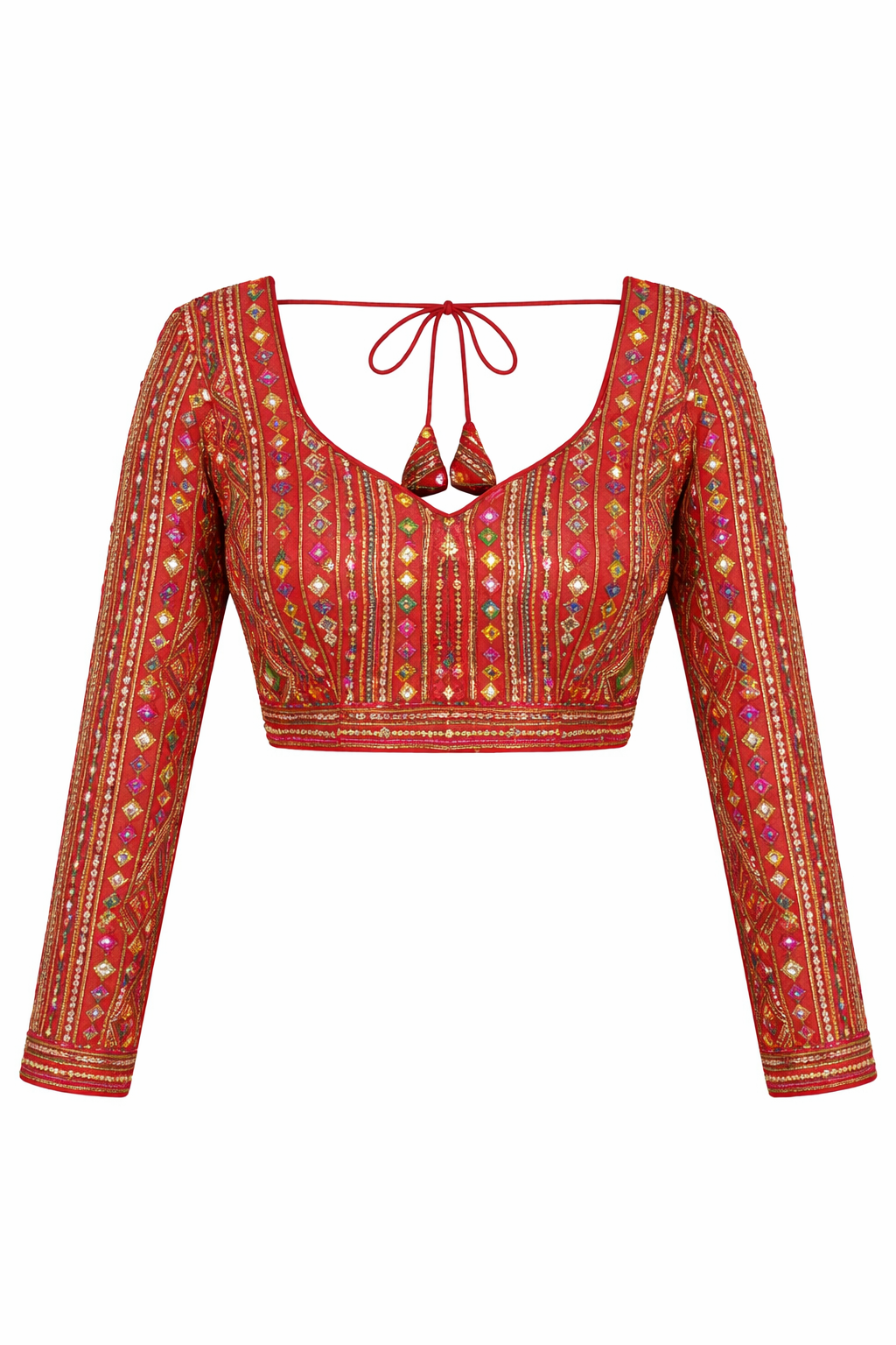 Rajasthani Blouse Design: A Perfect Blend of Tradition and Style Front and Back |Size  40