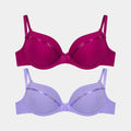 Premium Double Push-Up Bra with Elegant Ring Details – Size 35/85