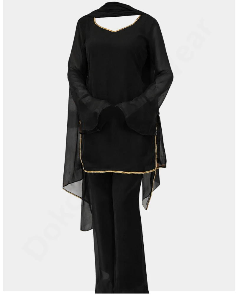 90's Kurthi  Jharjet Fabric Perfect For Party Wear  Ladies Kurthi