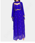 Anarkali Kurthi Gown  traditional, frock-style outfits featuring a long, flared top Ladies Kurthi