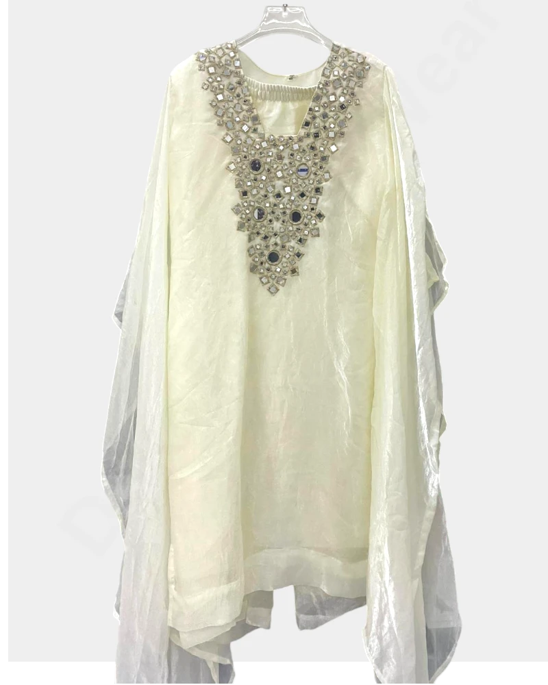 Mirror Work Top Plaza Fancy Fendy Embroidery Kurthi