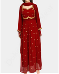 Anarkali Kurthi Gown - Traditional Frock-Style Ladies Kurthi