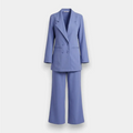 Two-Piece Blazer Set for Office Wear