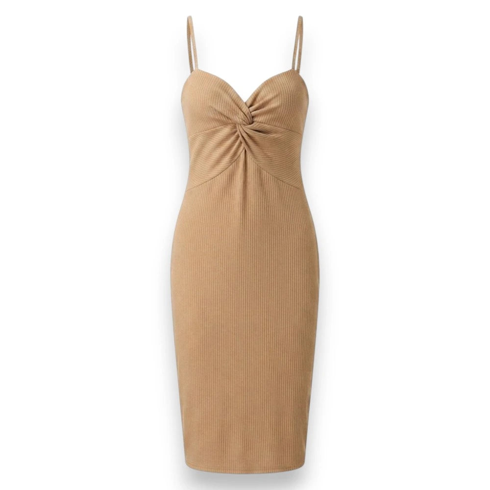 Women Bodycon dress – Cream Color | Dresses & Gowns
