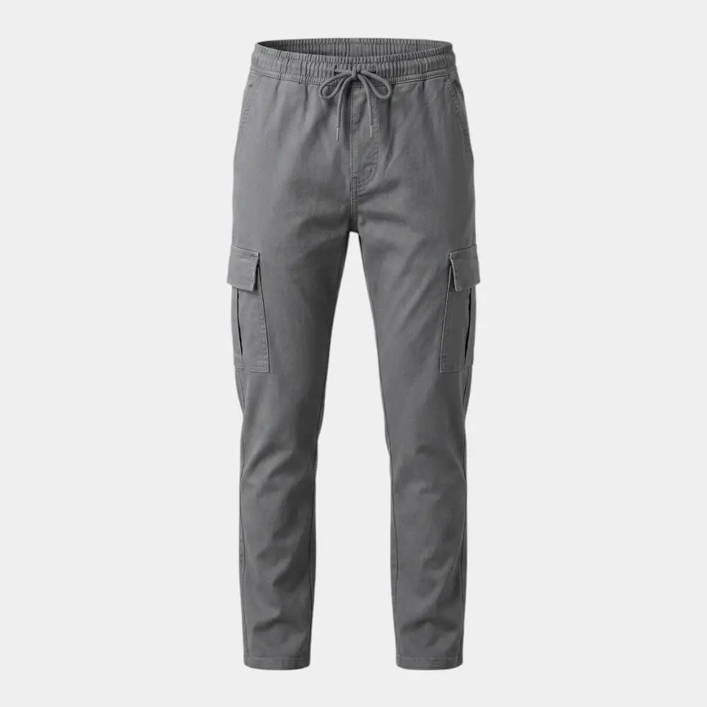 Men's Cargo Combat Joggers – Elasticated Waist Multi-Pocket Hiking & Work Pants