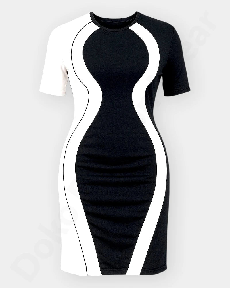 Women Bodycon Dress – Black Color