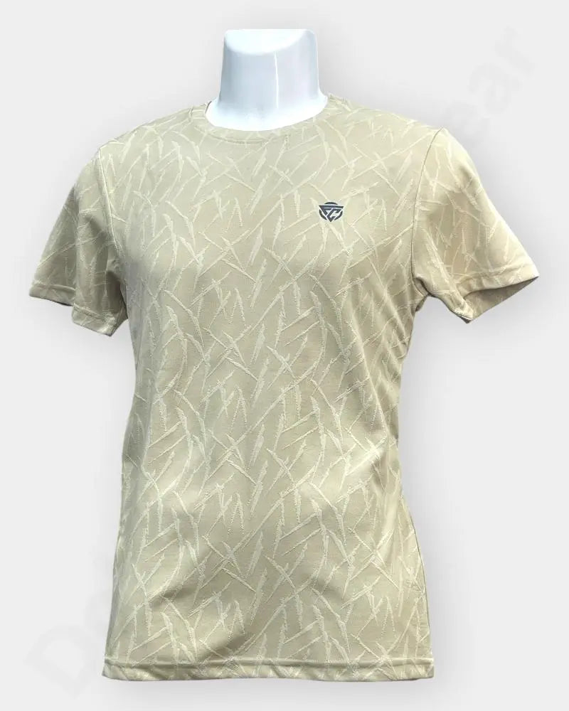 Men Fitcore Round Neck – Light yellow Color | T-Shirts