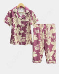 Women's Halwan Nightwear Set Purple | Size XXL