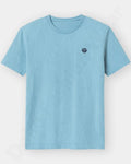 Men Fitcore Round Neck – Light Blue Color | T-Shirts