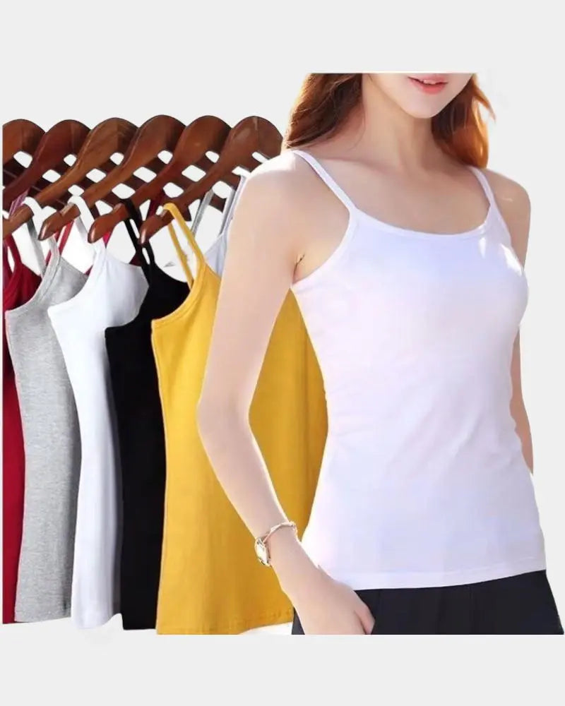 Women's Camisole Tops – Soft Stretch Cotton | Everyday Comfort
