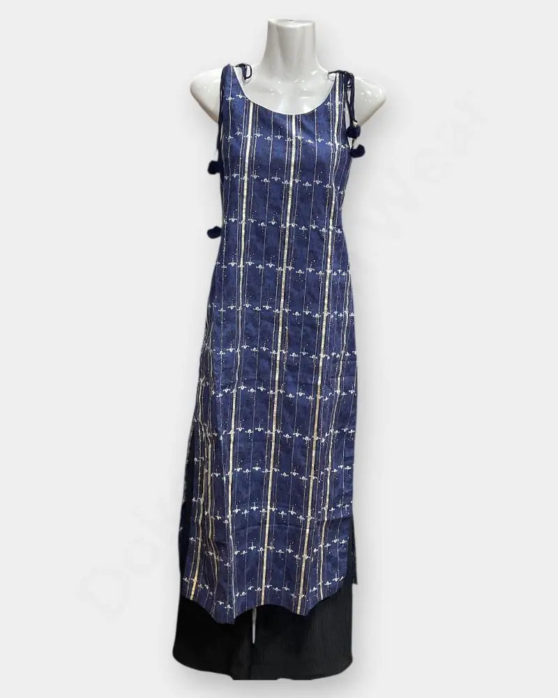 Spagethi Tops Kurthi For Summer Ladies Kurthi