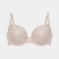 Double Push-Up Bra with Elegant Ring Details - Size 36/80