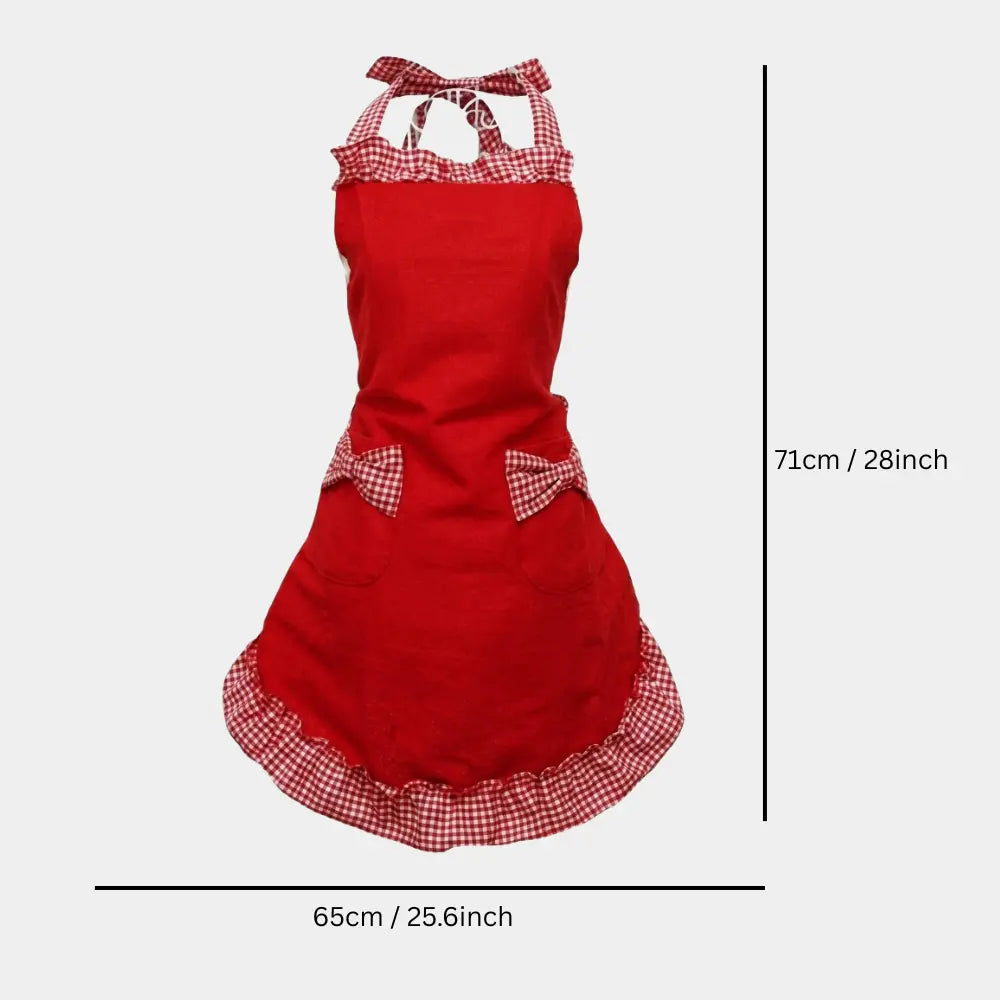 Kitchen Apron with Adjustable Strap for a Better Fit