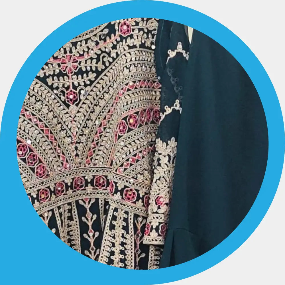 Half Gown Sharara Set – Elegant Party Wear for Women