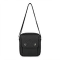 Men's Faux Leather Messenger Bag