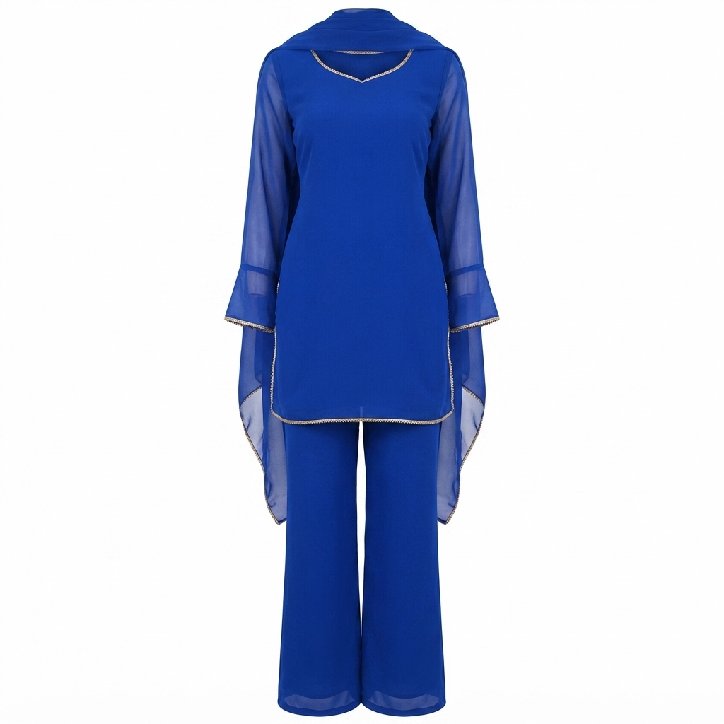 90's Kurthi Gearjet Fabric للسيدات