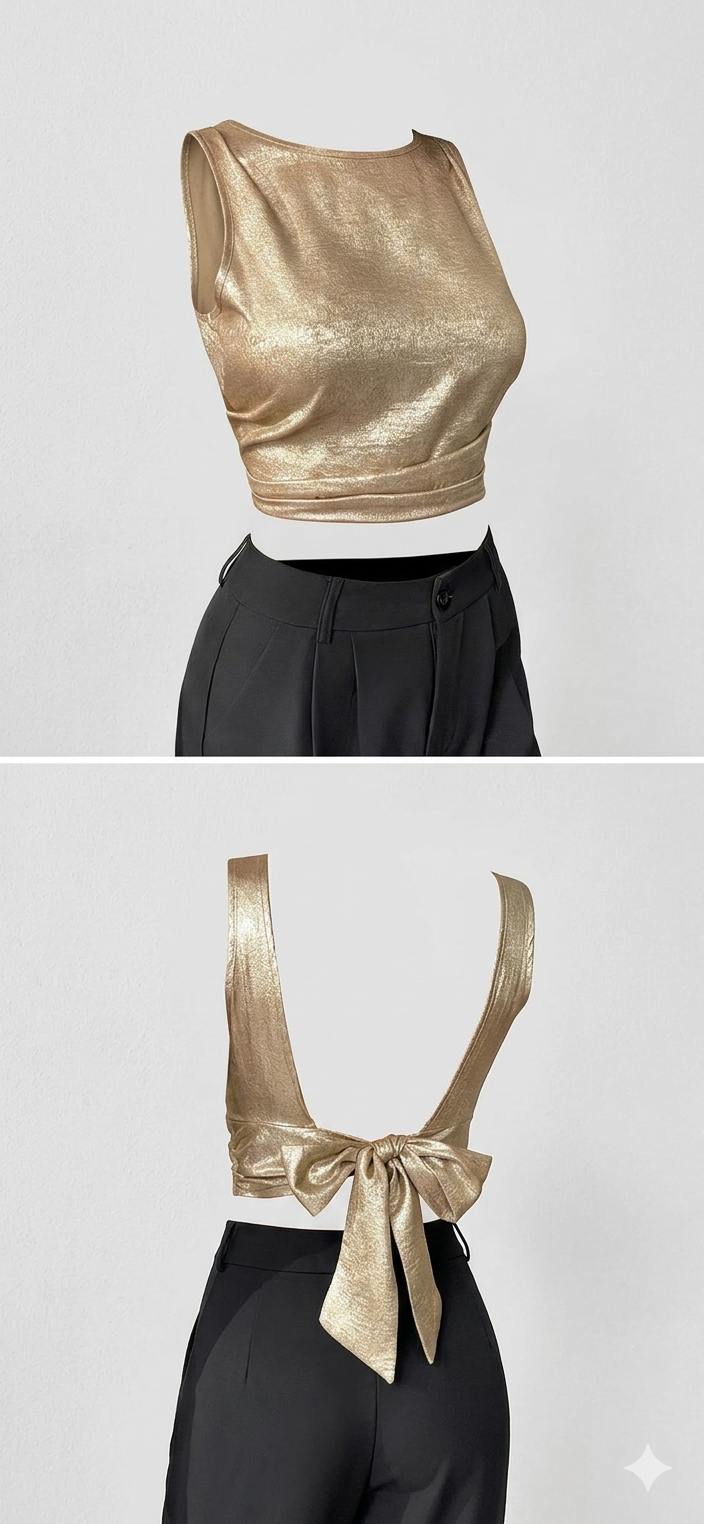 Women's Backless Summer Top – Stylish Tops & Blouses