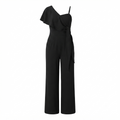 Versatile 4-in-1 Convertible Neckline Jumpsuit - Size XS to M