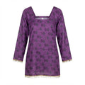 Dhaka Short Purple Kurthi – Ladies Kurthi