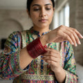 Simple Red Chura Set