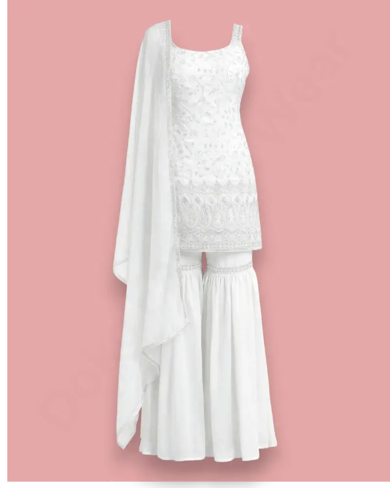 Gharara Set Elegant Gharara Set Half Sleeve Ladies Kurthi