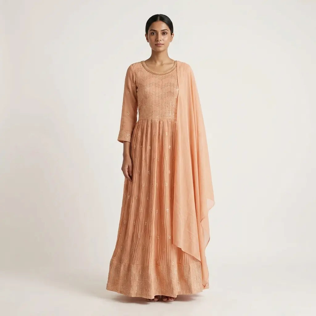 Party Wear Kurta Set for Ladies- Size 38