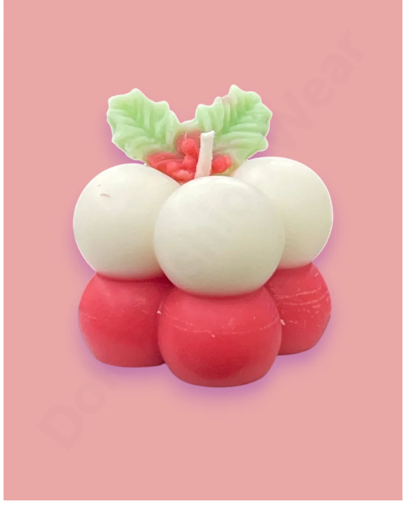 Bubble Cube handmade Candle