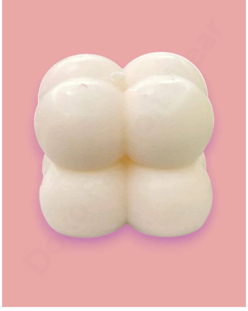 Bubble Cube handmade Candle