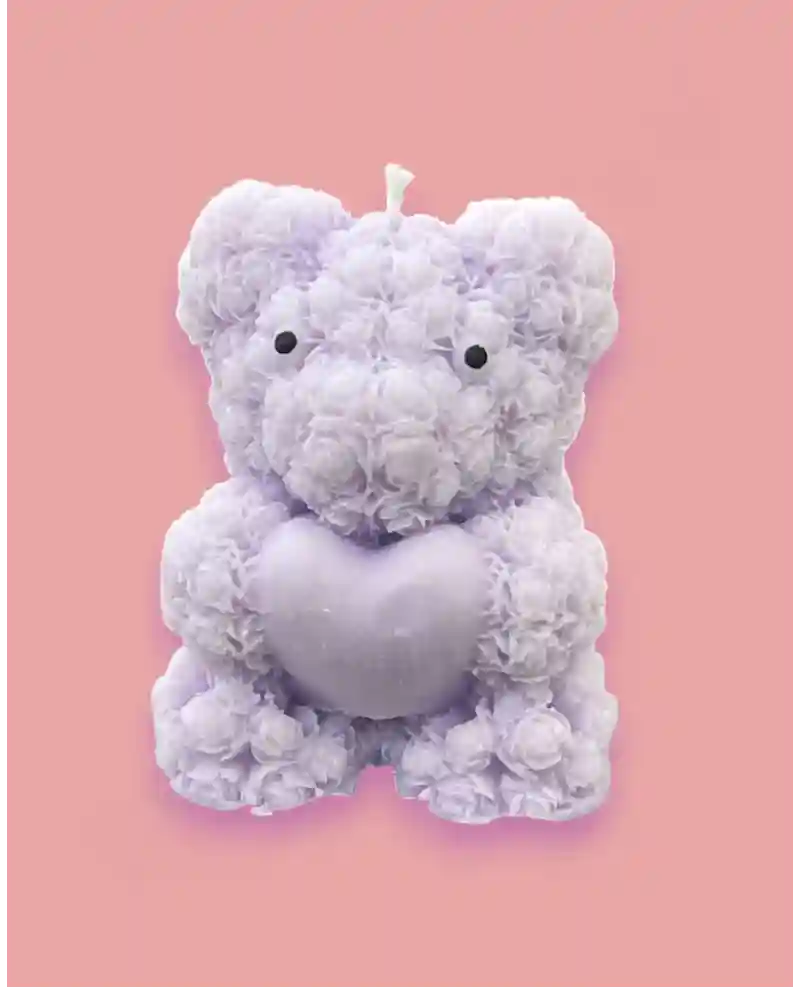 Teddy Bear Handmade Candle