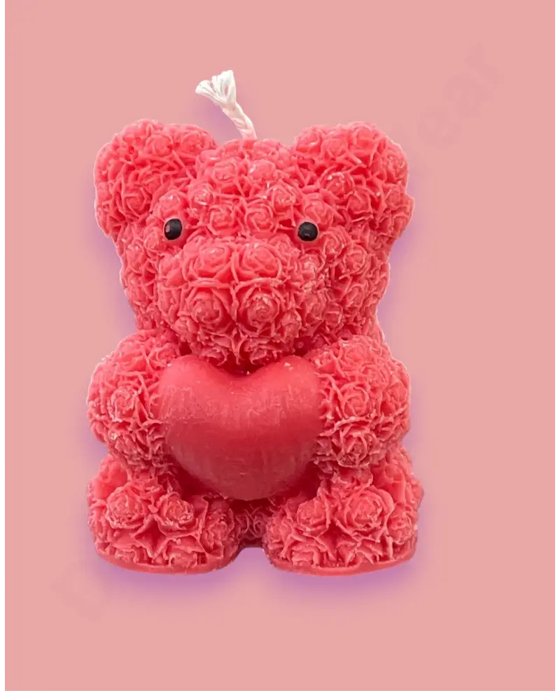 Teddy Bear Handmade Candle