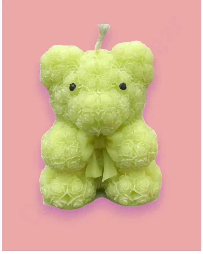 Teddy Bear Handmade Candle