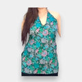 Sleeveless Backless Padded Kurti for Women
