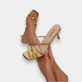 Women's Criss Cross Heel Shoes 7.5cm – Size EUR 38
