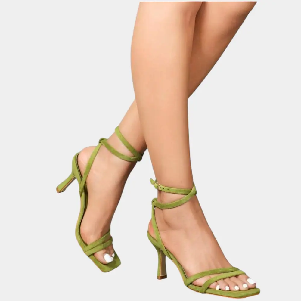 Women's Comfortable Ankle Strap Heels – 7.5cm Heel Height