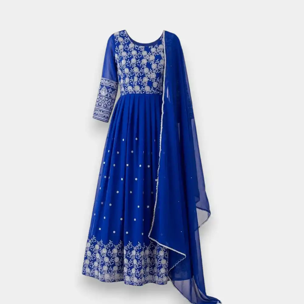 Ladies Long Gown | Elegant Kurthi Style- Size Small