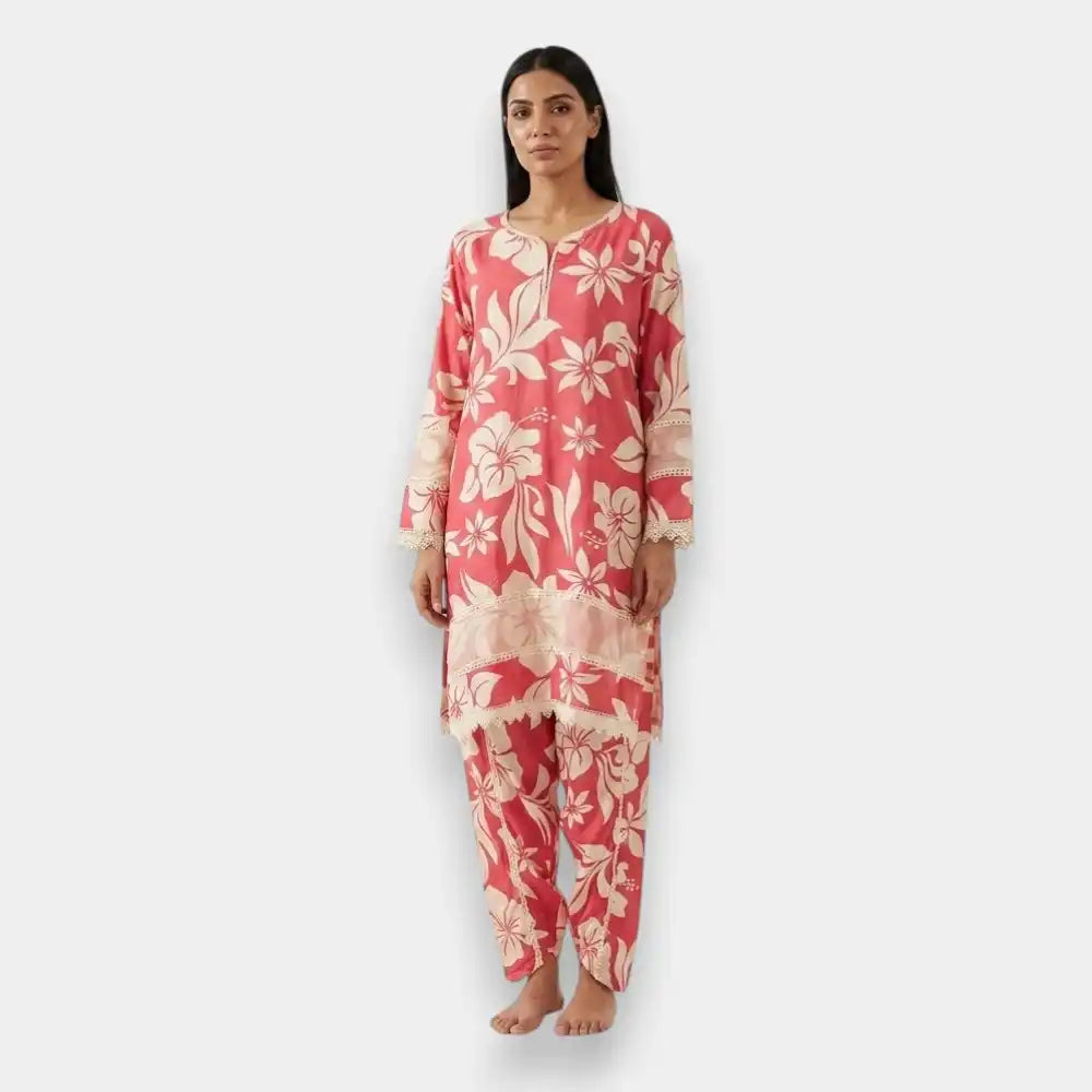 Women's Co-ord Set Kurti- Size Large