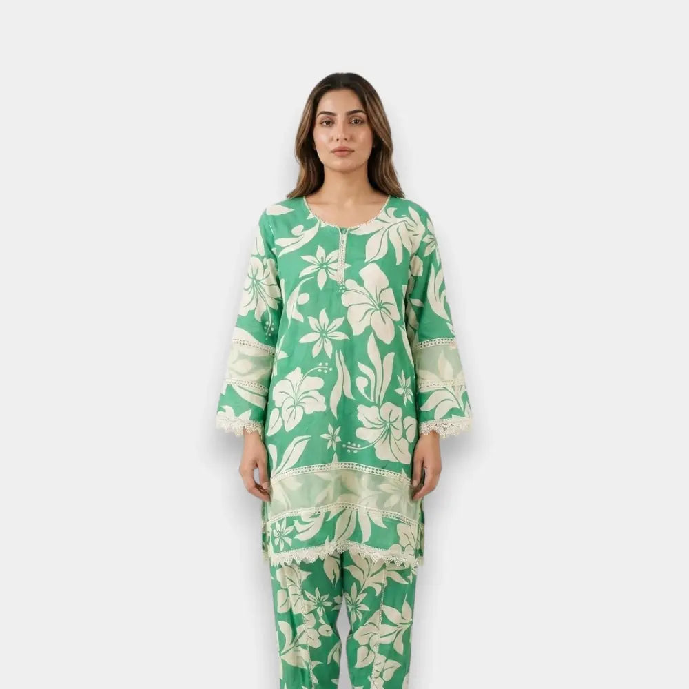 Women's Co-ord Set Kurti- Size Large