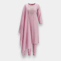 Ladies 3-Piece Kurti Set – Tie-Dye Batik Ethnic Wear