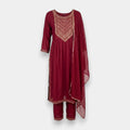 Ladies Cotton Kurthi 3 Pcs Set – XL Size