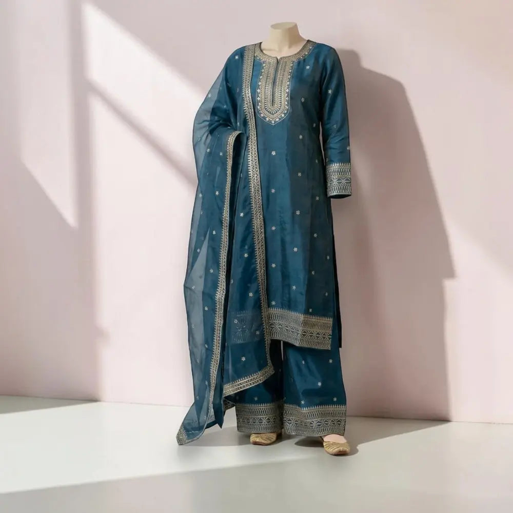 Premium Sharara Set for Party Wear – Ladies Ethnic Kurta Dress