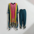 Kaftan Set for Party Wear – Ladies Elegant Ethnic Dress- Size Large
