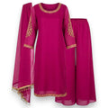 Embroidery Sharara Kurti Set – Ladies Ethnic Wear