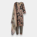 Ladies 3-Piece Kurti Set – Casual Ethnic Wear-XL